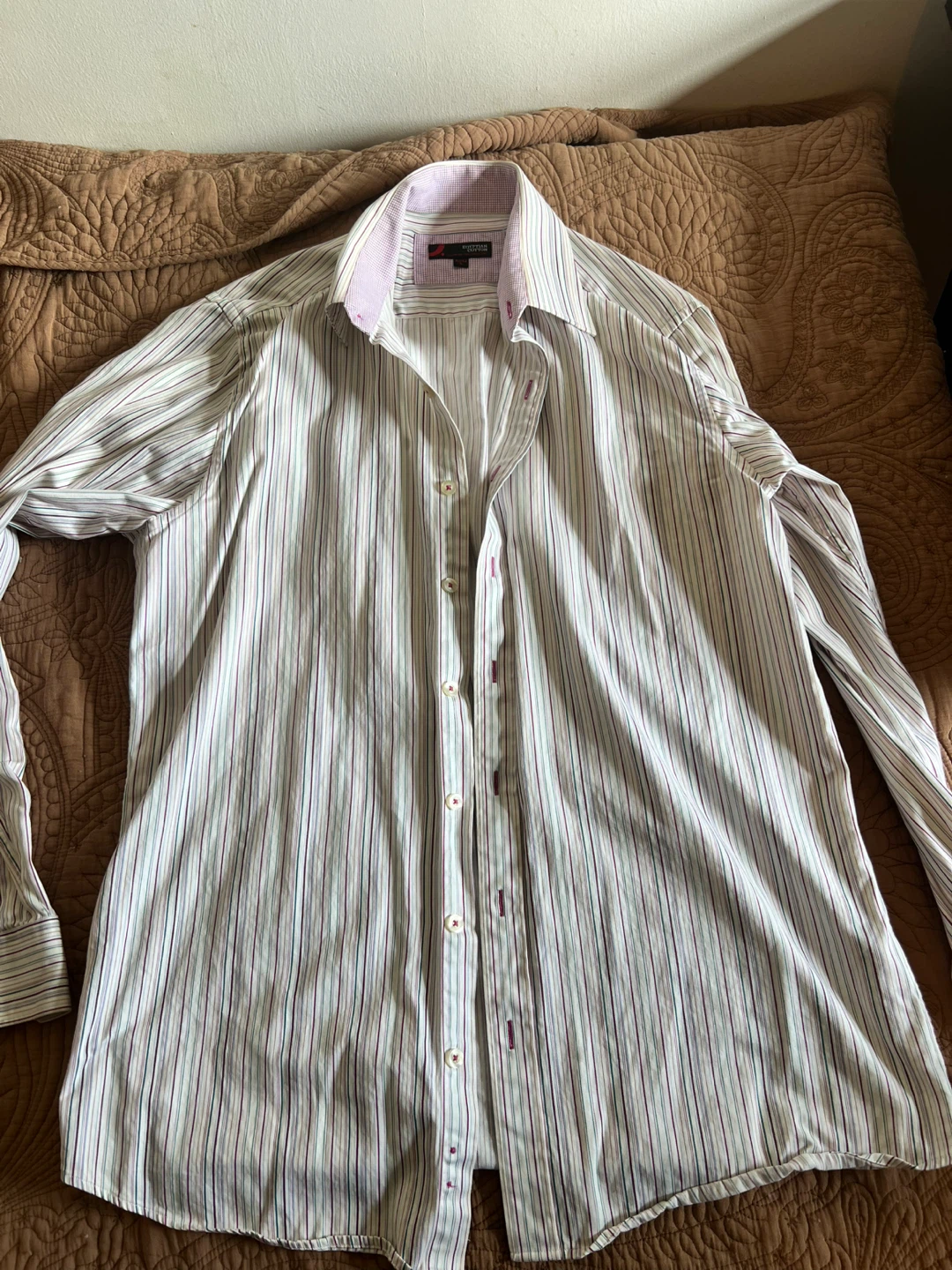 Dressmann Shirt Size L Egyptian Cotton