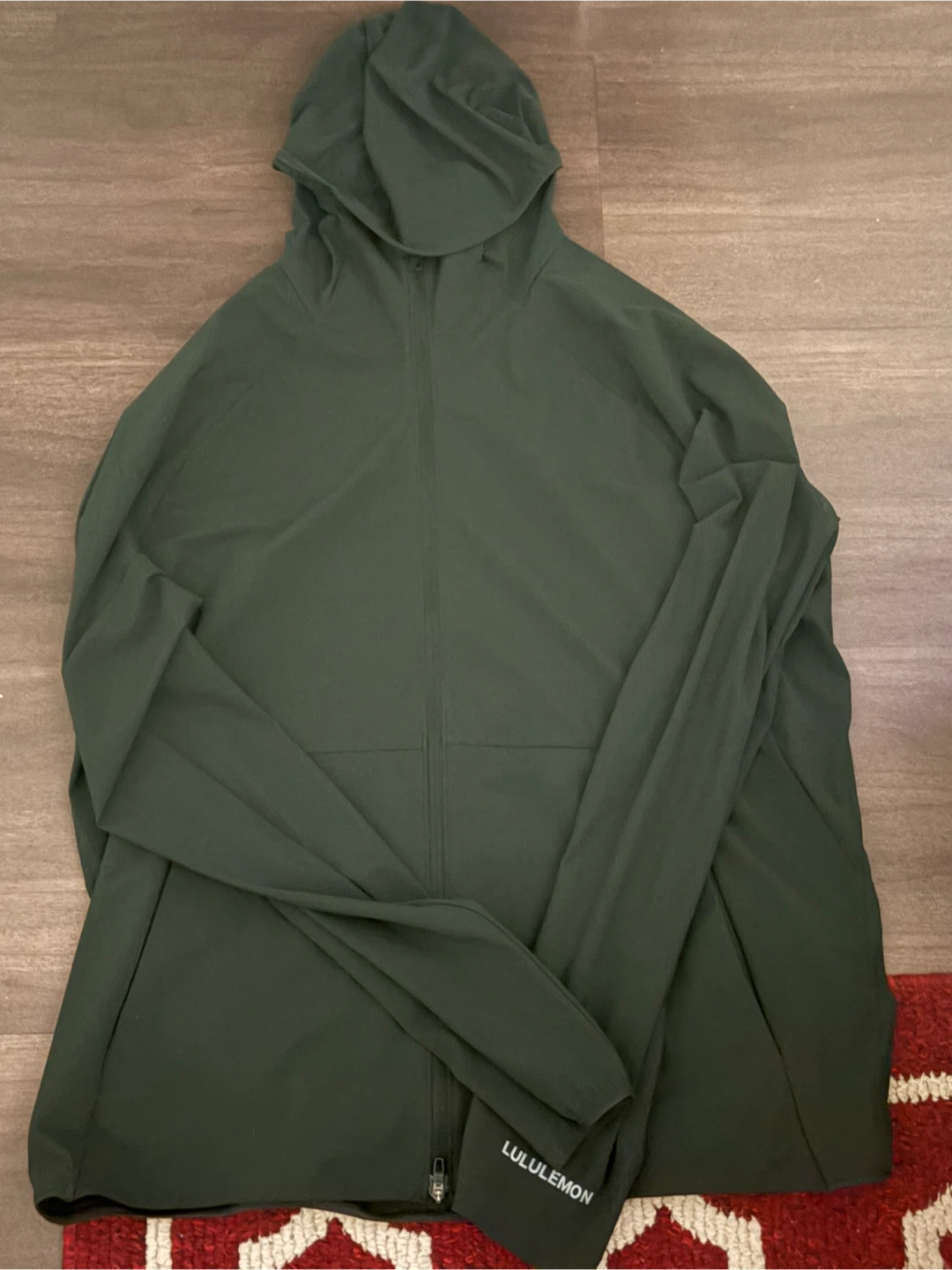 Lululemon Green Full Zip Hoodie and Jogger Pants Set