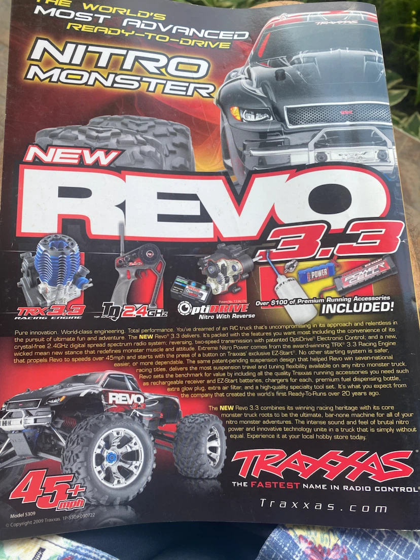 Traxxas Revo 3.3 Nitro Monster Radio Control Truck