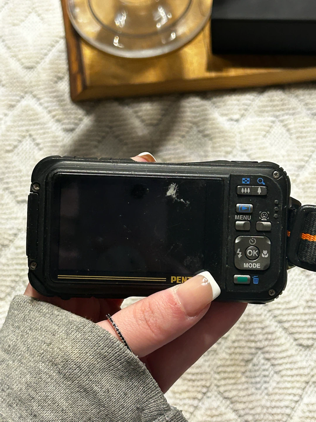 Pentax Optio W90 Digital Camera Green - photo 4