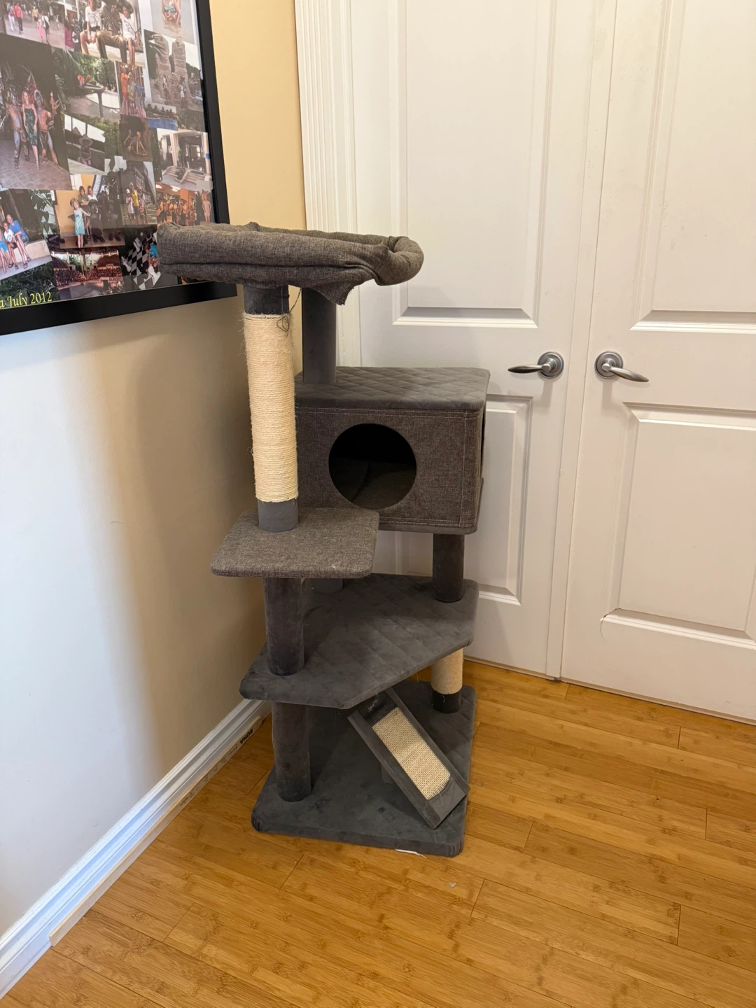 Multi-Level Cat Tree with Scratching Post