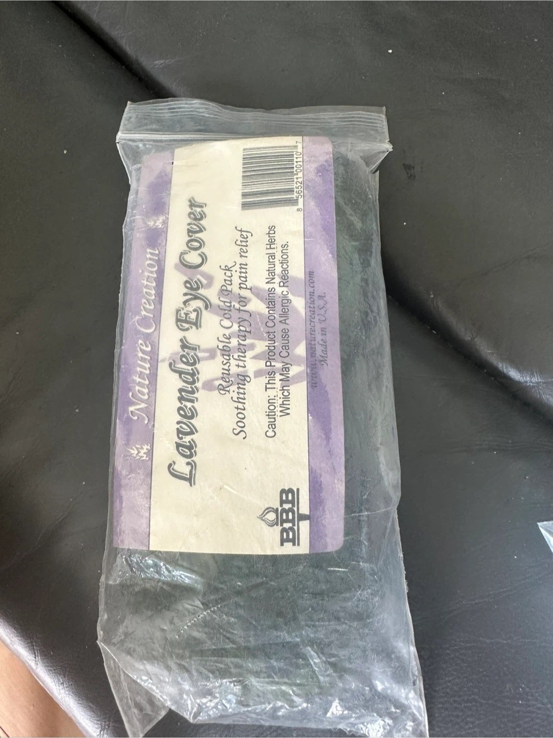 Nature Creation Lavender Eye Cover - Reusable Cold Pack
