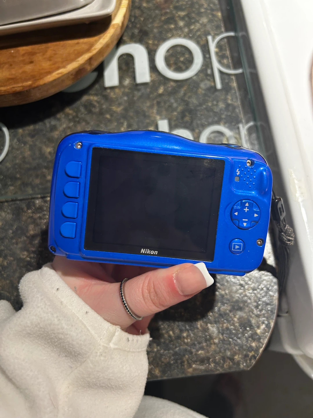 Nikon COOLPIX S33 Blue Waterproof Camera - photo 2