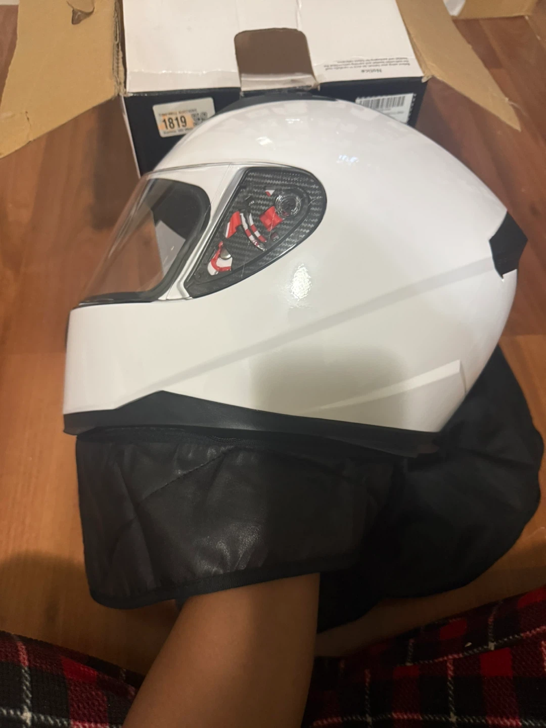 ILM Motorcycle Helmet - White Size Large - photo 4