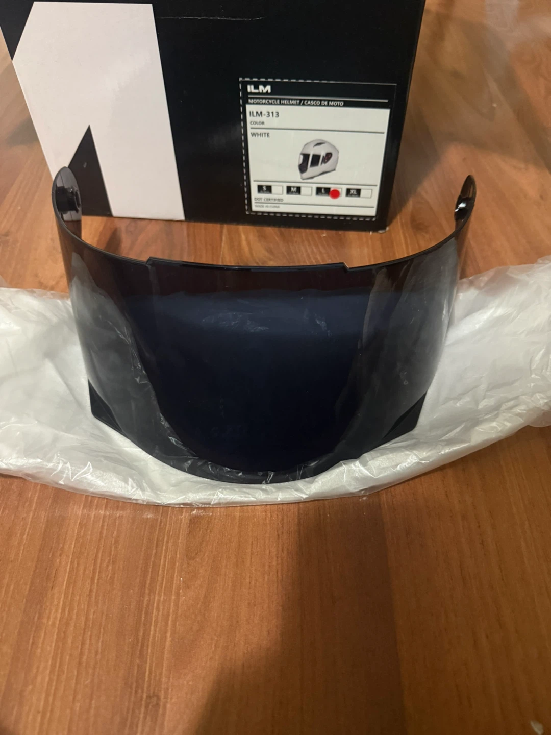 ILM Motorcycle Helmet - White Size Large - photo 5