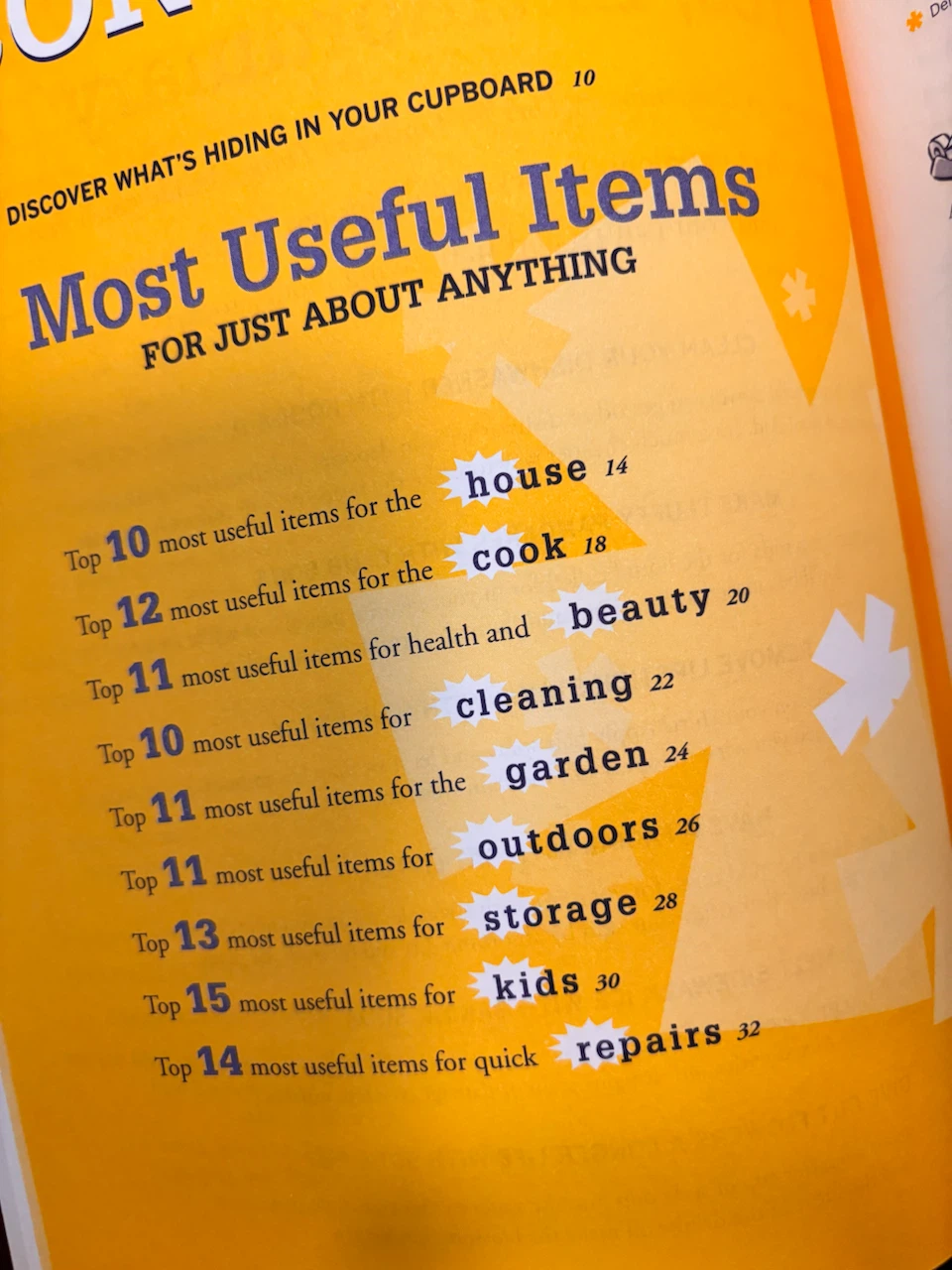Extraordinary Uses for Ordinary Things Book - photo 3