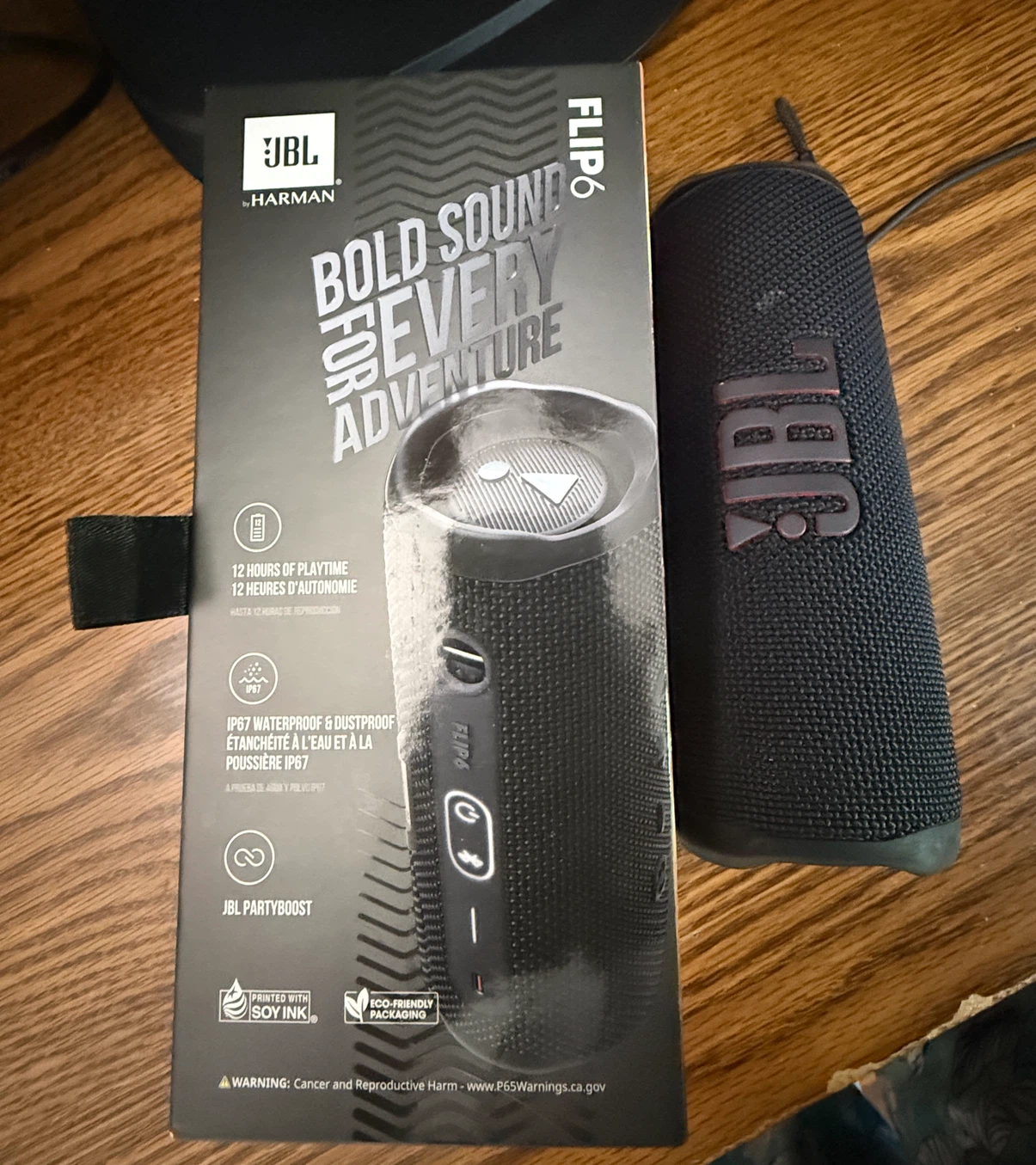 JBL Flip 6 Portable Waterproof Bluetooth Speaker - photo 2