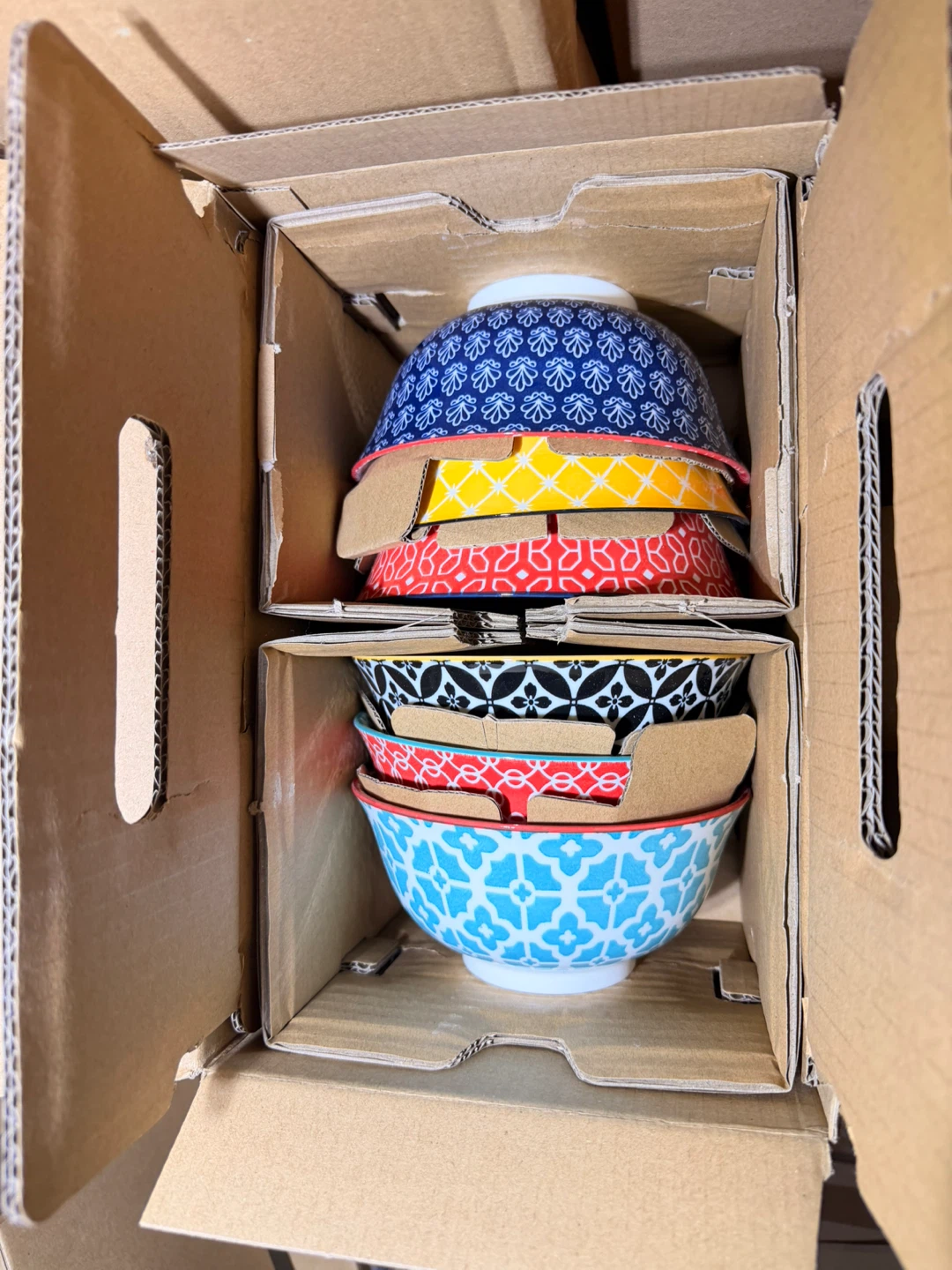 6pcs Moroccan Style Porcelain Cereal Bowls (23oz) - photo 3
