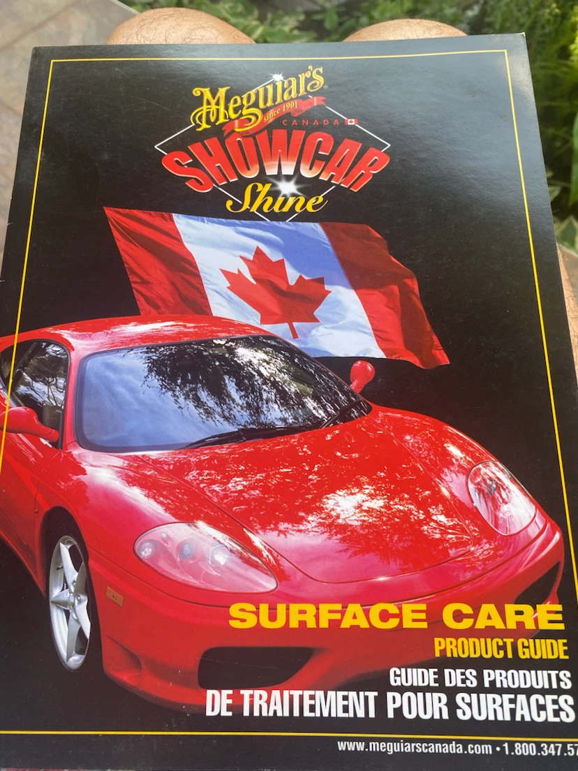 Meguiar's Canada Show Car Shine Surface Care Product Guide