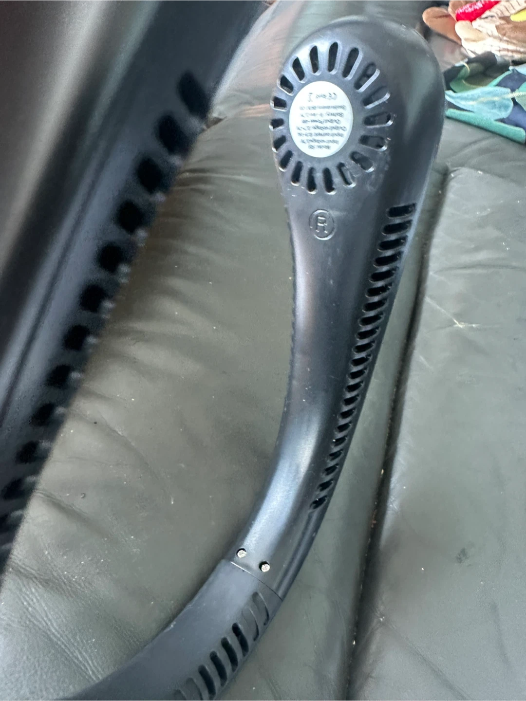 Black Wearable Neck Fan - photo 2