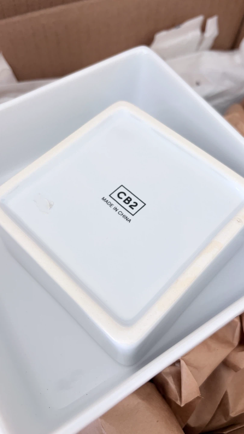 6 pcs CB2 Bento Square Serving Bowls - photo 2