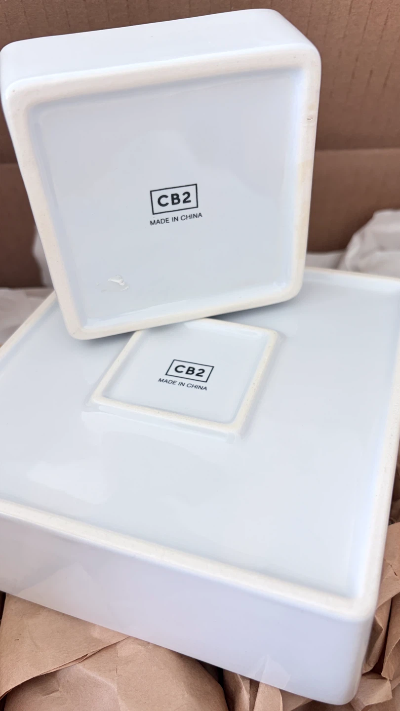 6 pcs CB2 Bento Square Serving Bowls - photo 3