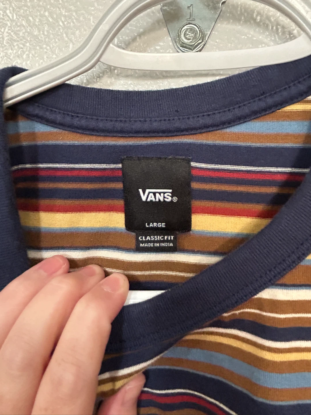 Vans Striped Pocket T-Shirt - Large - photo 3