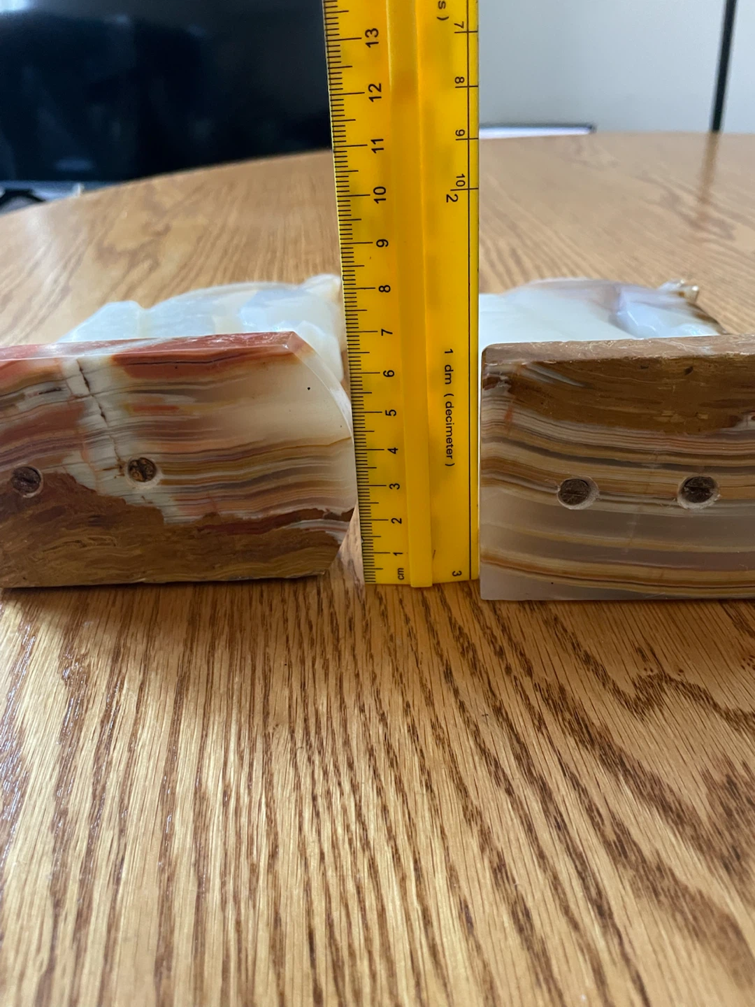 Set of 2 Onyx Horse Head Bookends - photo 4