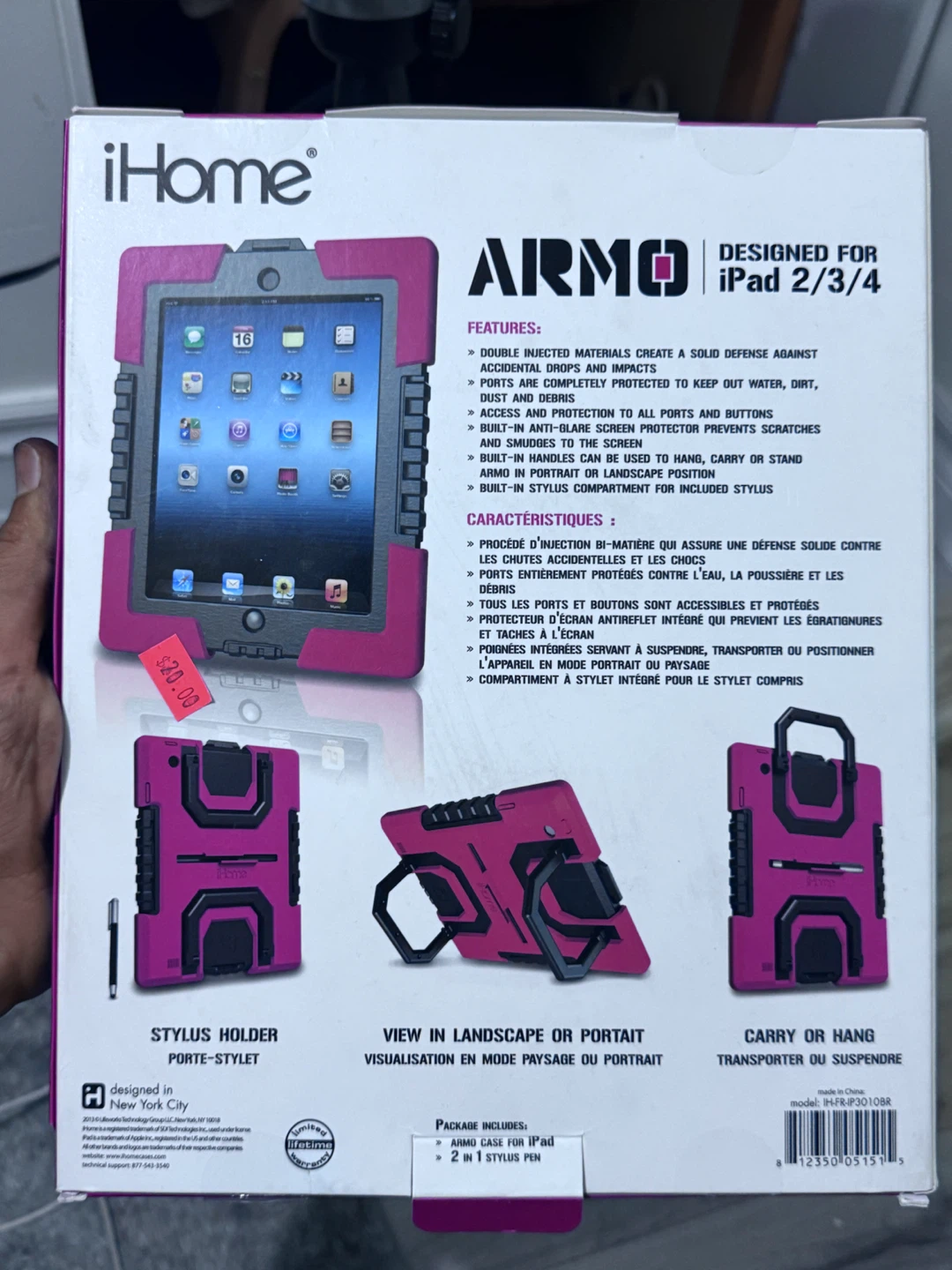 iHome ARMO Designed for iPad 2/3/4 Case - photo 3