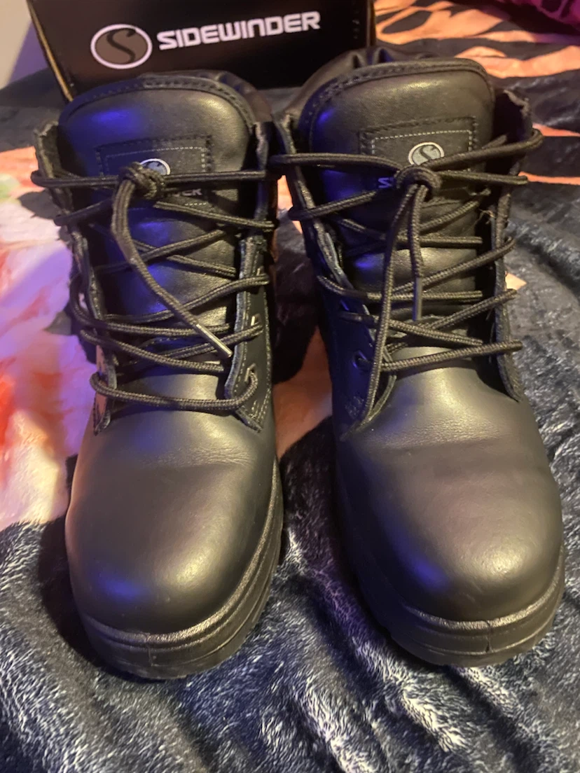 Sidewinder GTB 6 inch Steel Toe Leather Work Boots 618 - photo 2