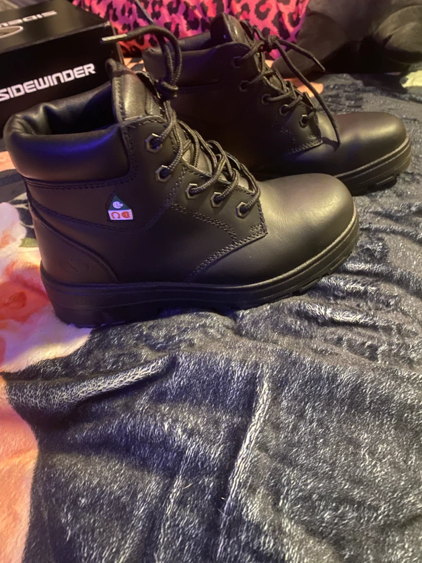 Sidewinder GTB 6 inch Steel Toe Leather Work Boots 618 - photo 3