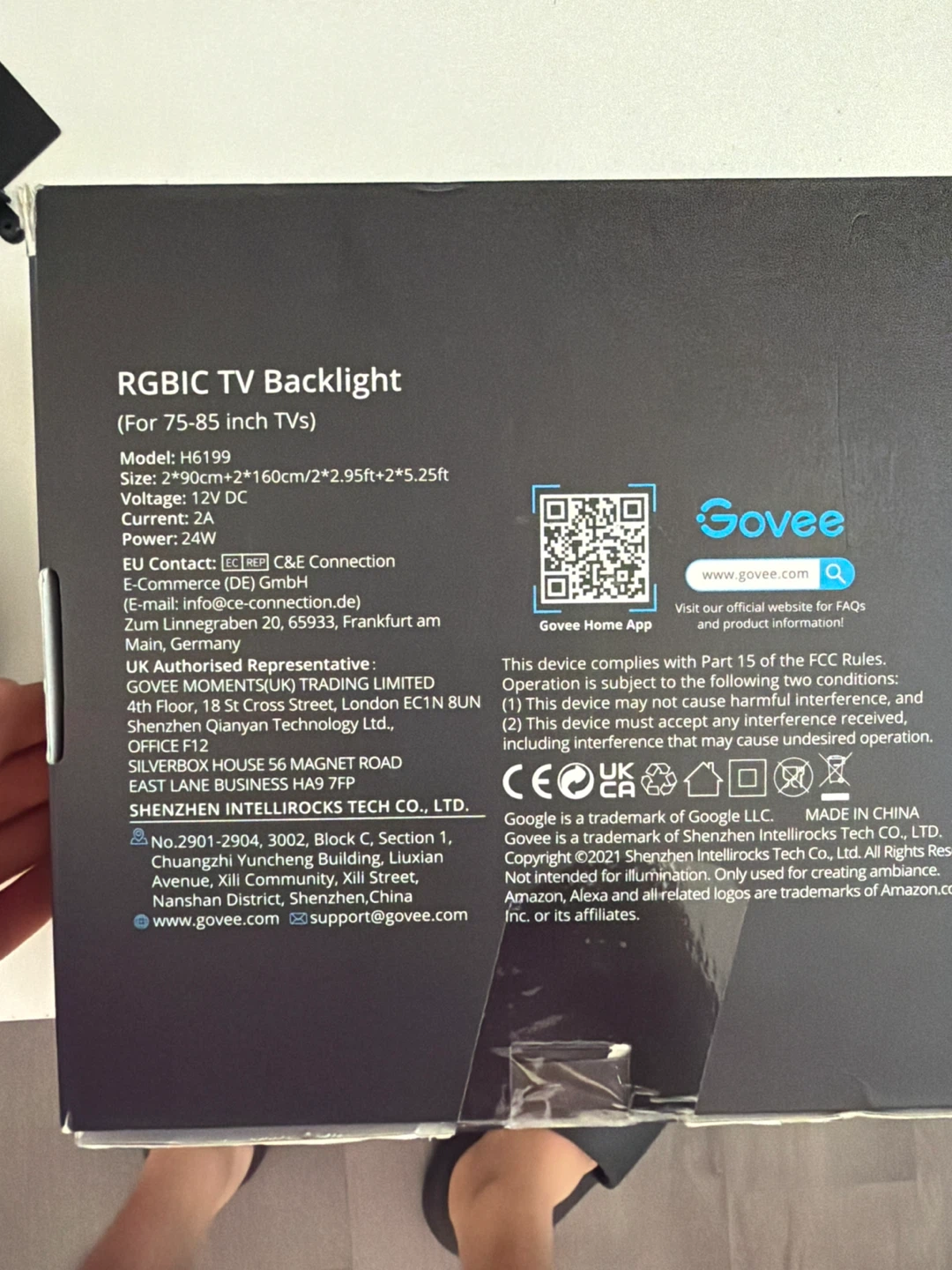 Govee RGBIC TV Backlight for 75-85 Inch TVs - photo 2