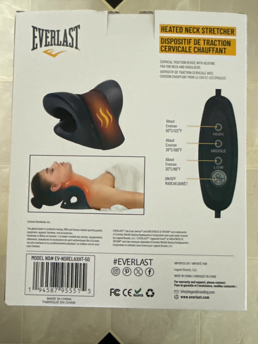 Everlast Heated Neck Stretcher - photo 3