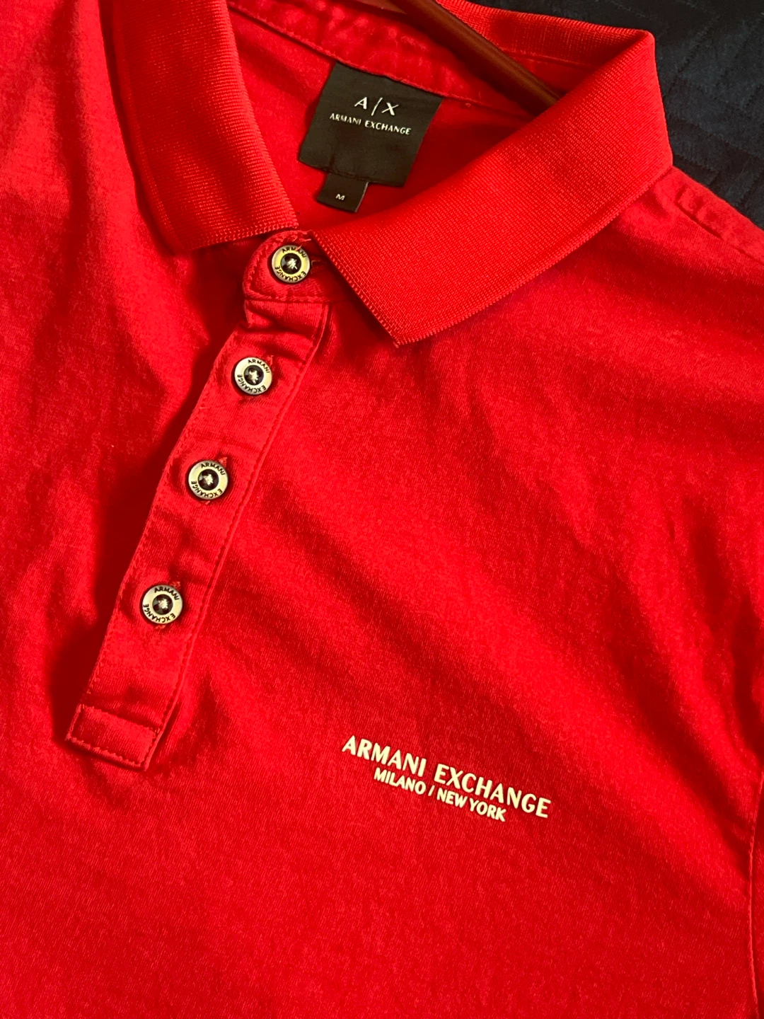 Armani Exchange Red Polo Shirt - photo 2