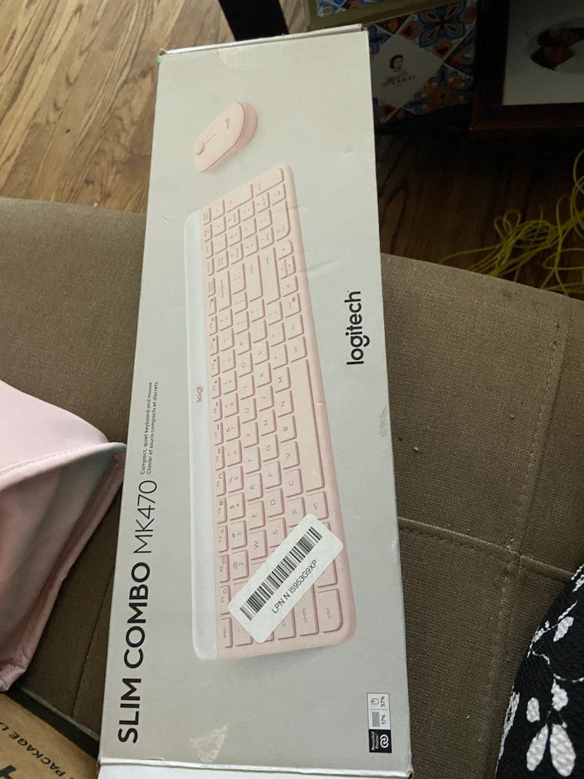 Logitech MK470 Slim Wireless Combo Keyboard and Mouse - Rose - photo 2