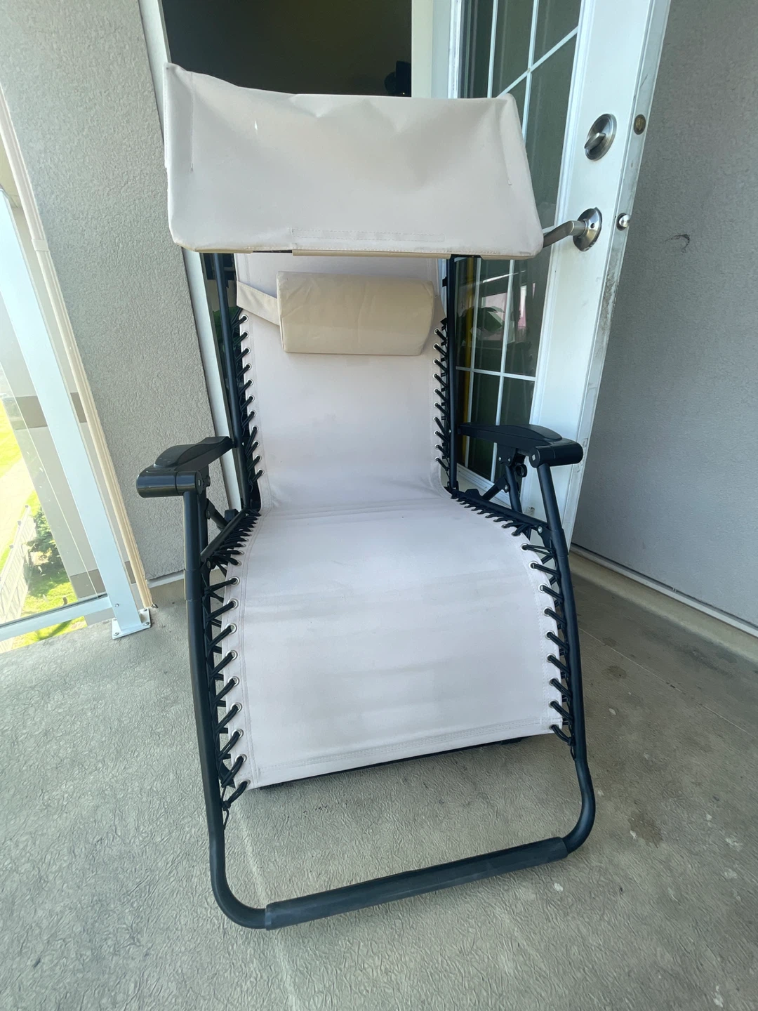 Zero Gravity Chairs with Canopy - Set of 2