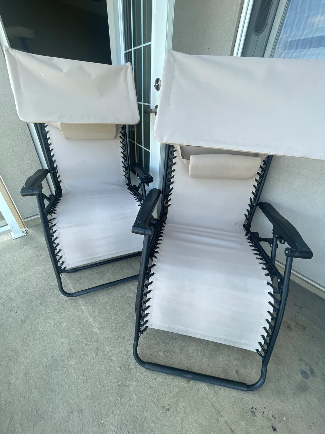 Zero Gravity Chairs with Canopy - Set of 2 - photo 2