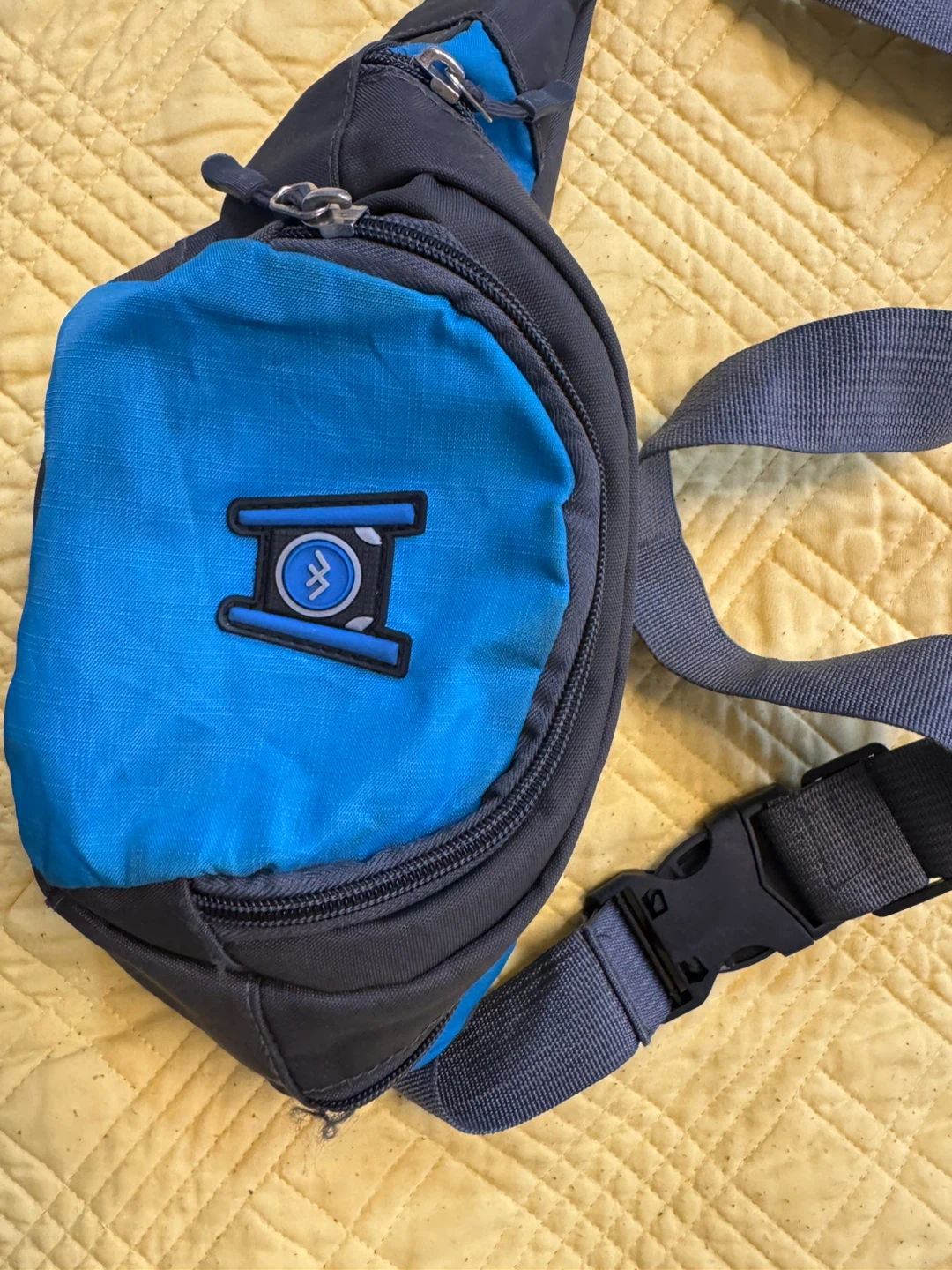 Gray and Blue Fanny Pack Waist Bag - photo 2