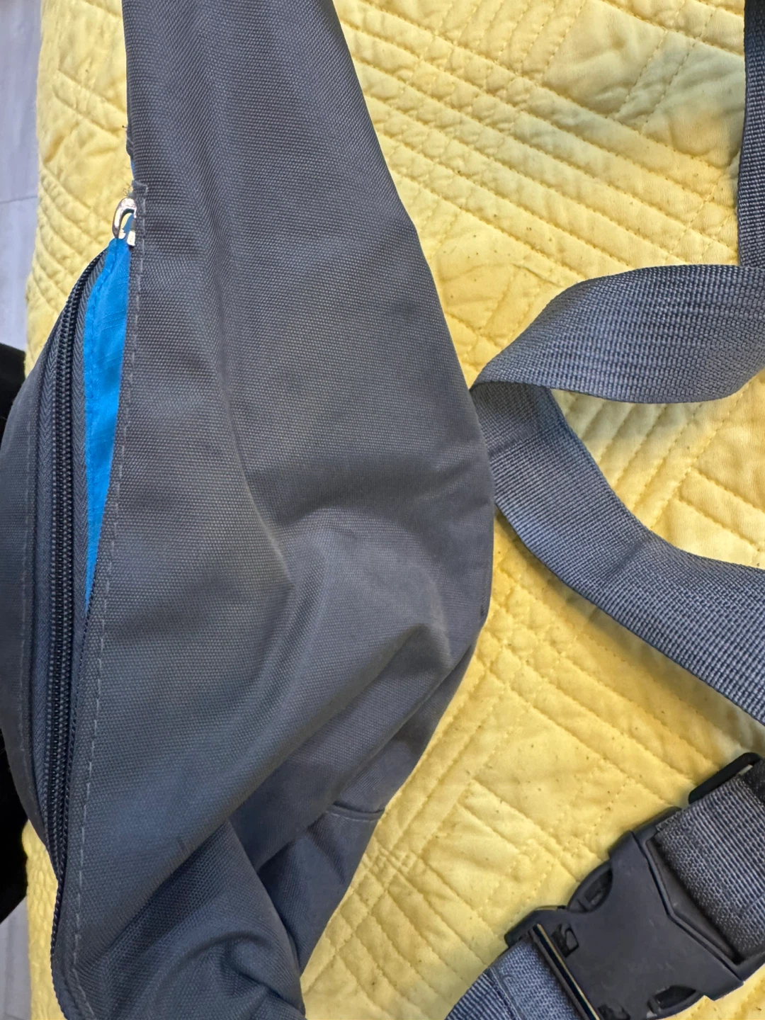 Gray and Blue Fanny Pack Waist Bag - photo 5
