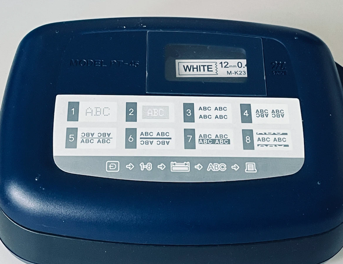 Brother P-touch PT-65 Label Maker with 4 Tape Refills - photo 5