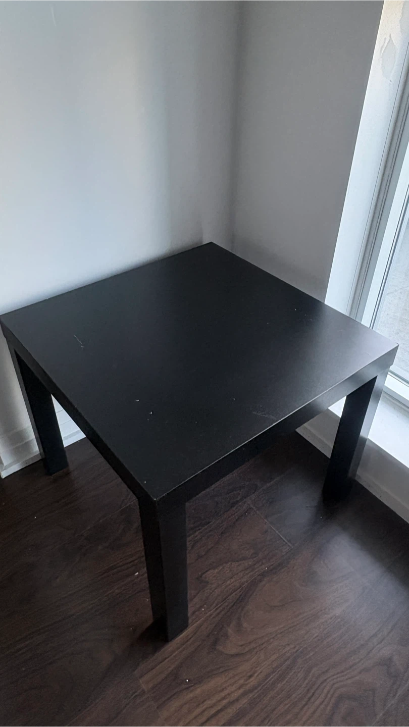 IKEA Black Side Table