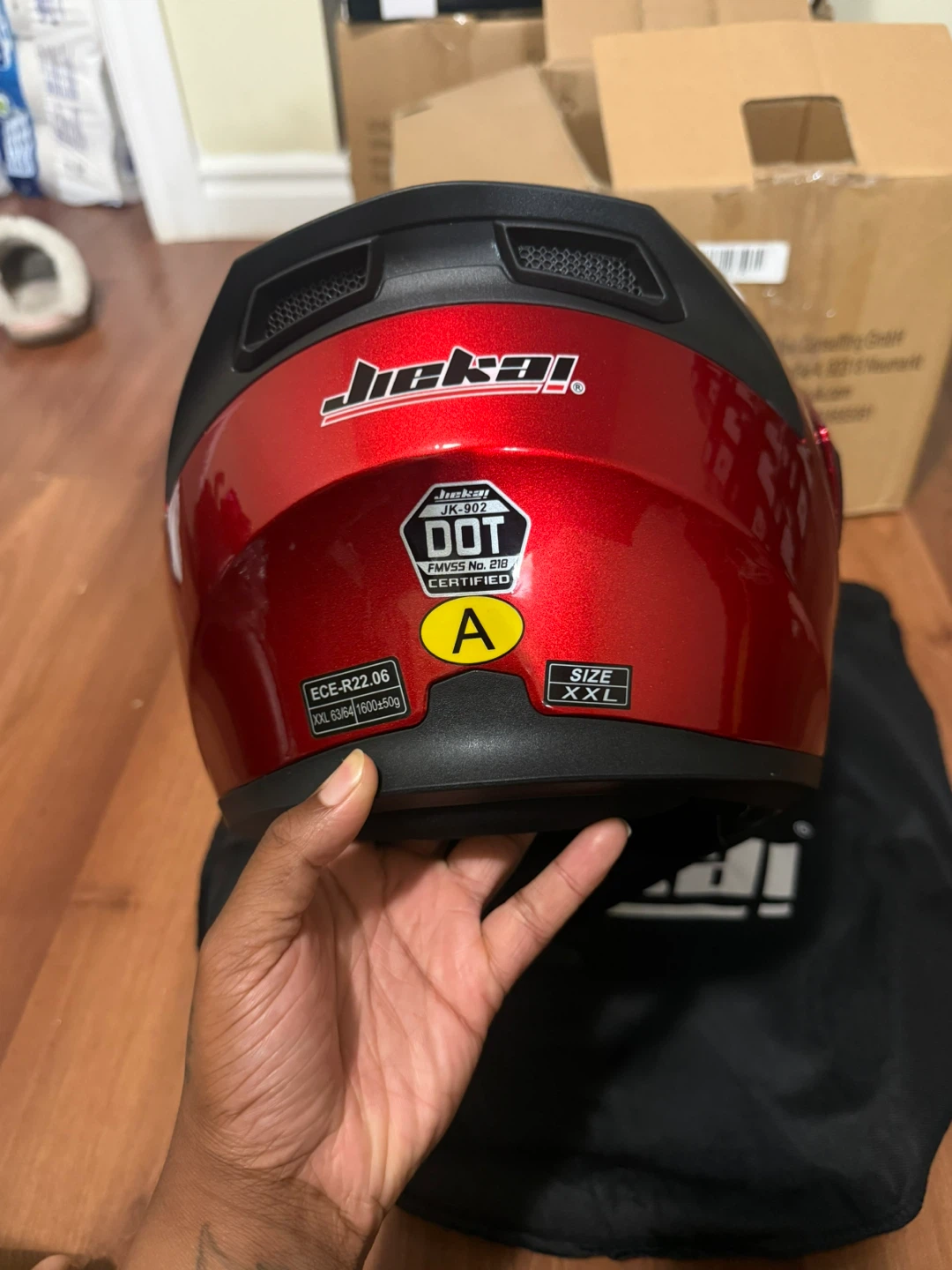 Jiekai Motorcycle Helmet Size XXL - photo 4