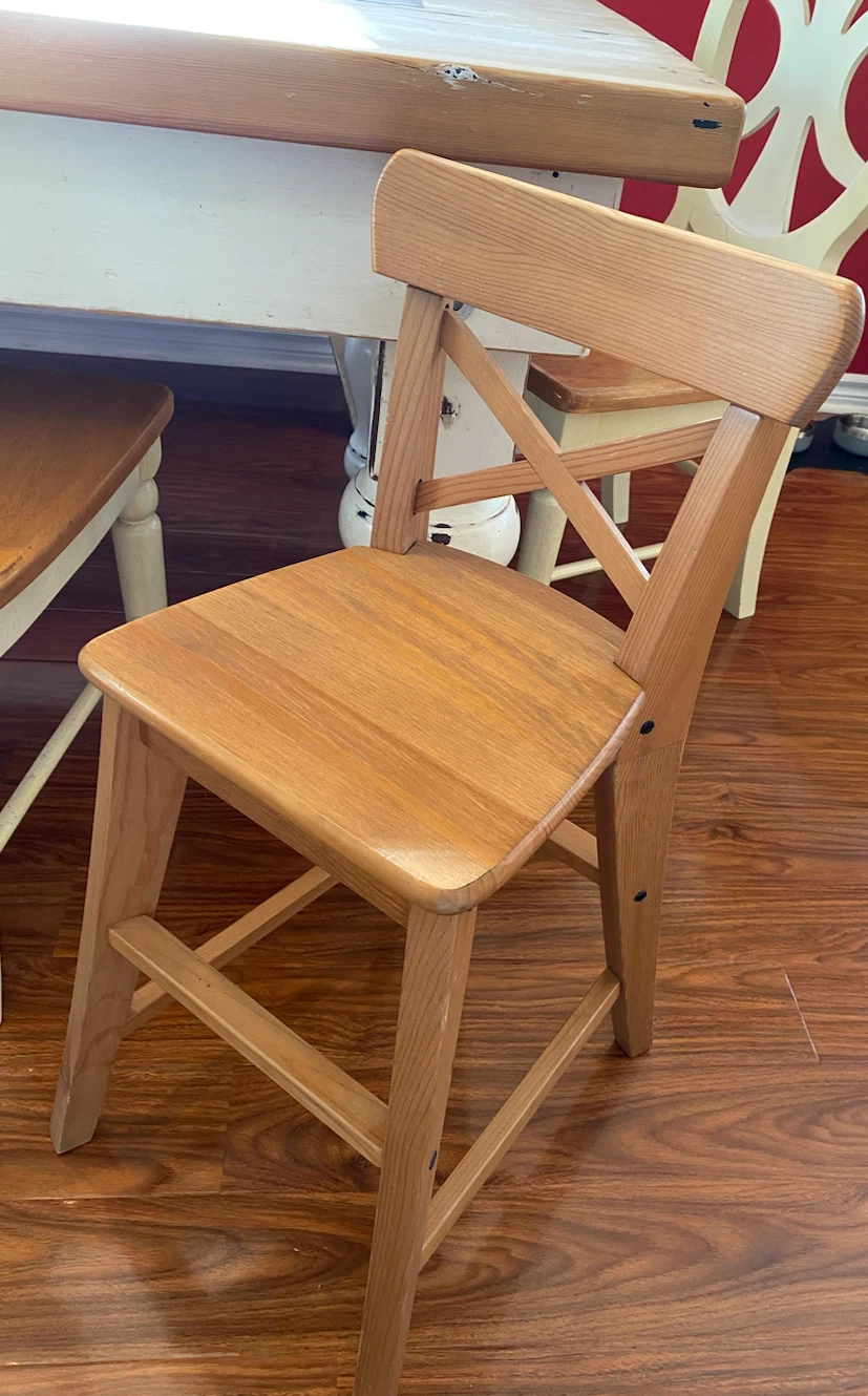 IKEA Wooden High Chair for children