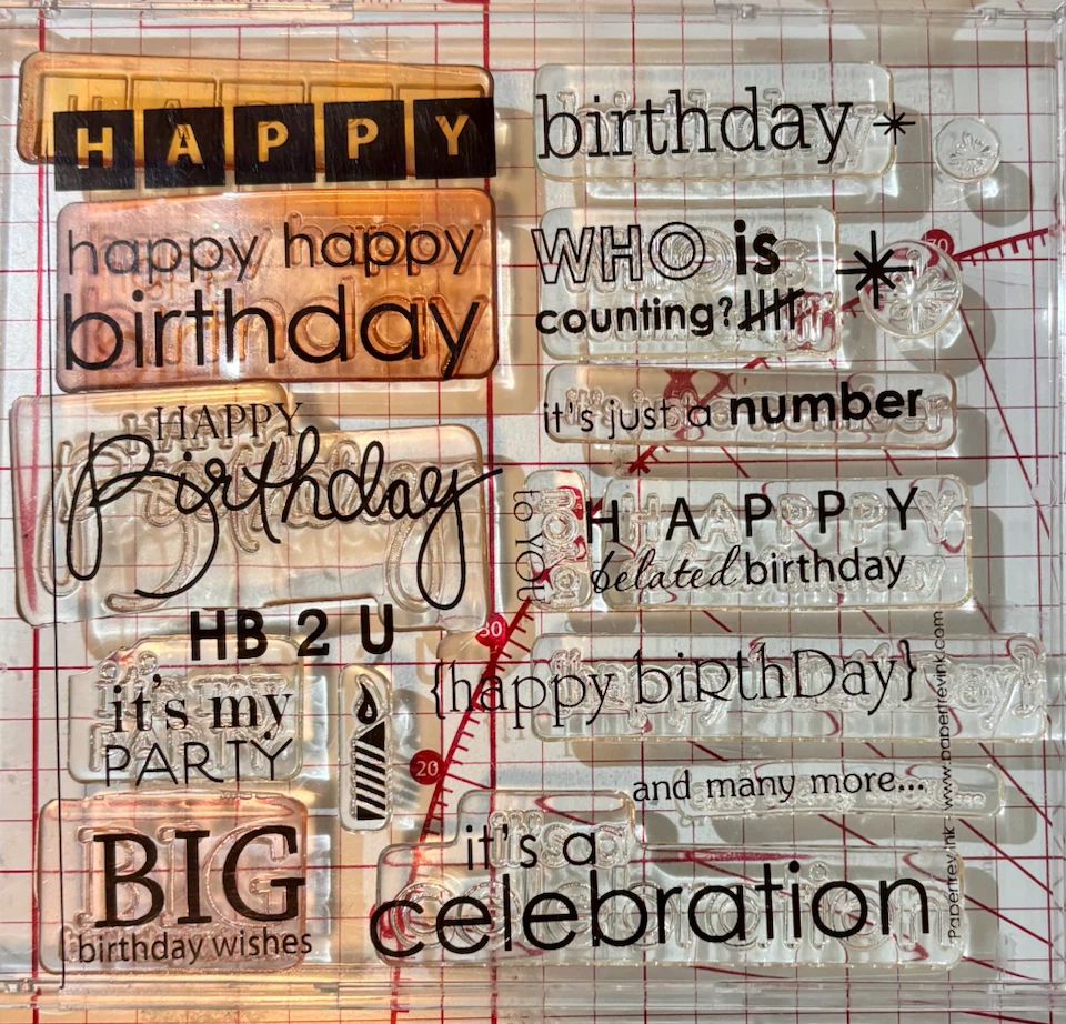 Birthday Stamp Set