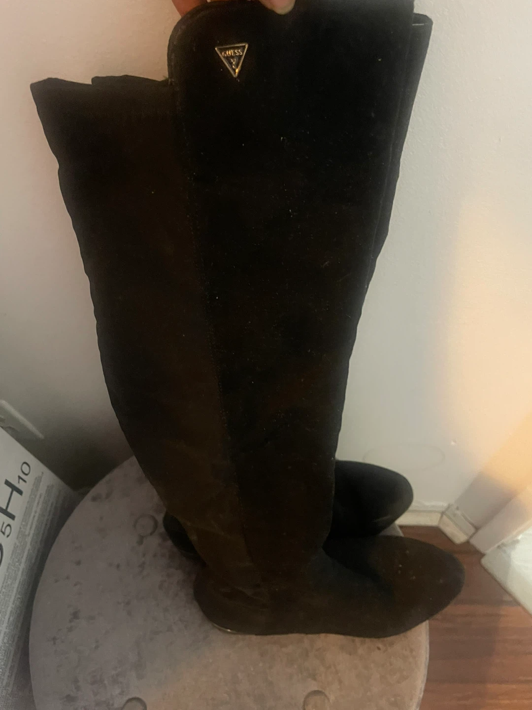 Black Guess Over-the-Knee Boots - photo 2