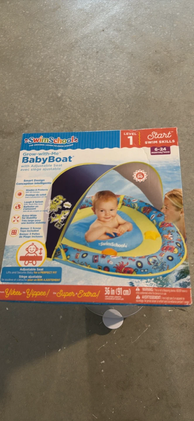 SwimSchool BabyBoat Grow-with-Me Float 6-24 Months - photo 2