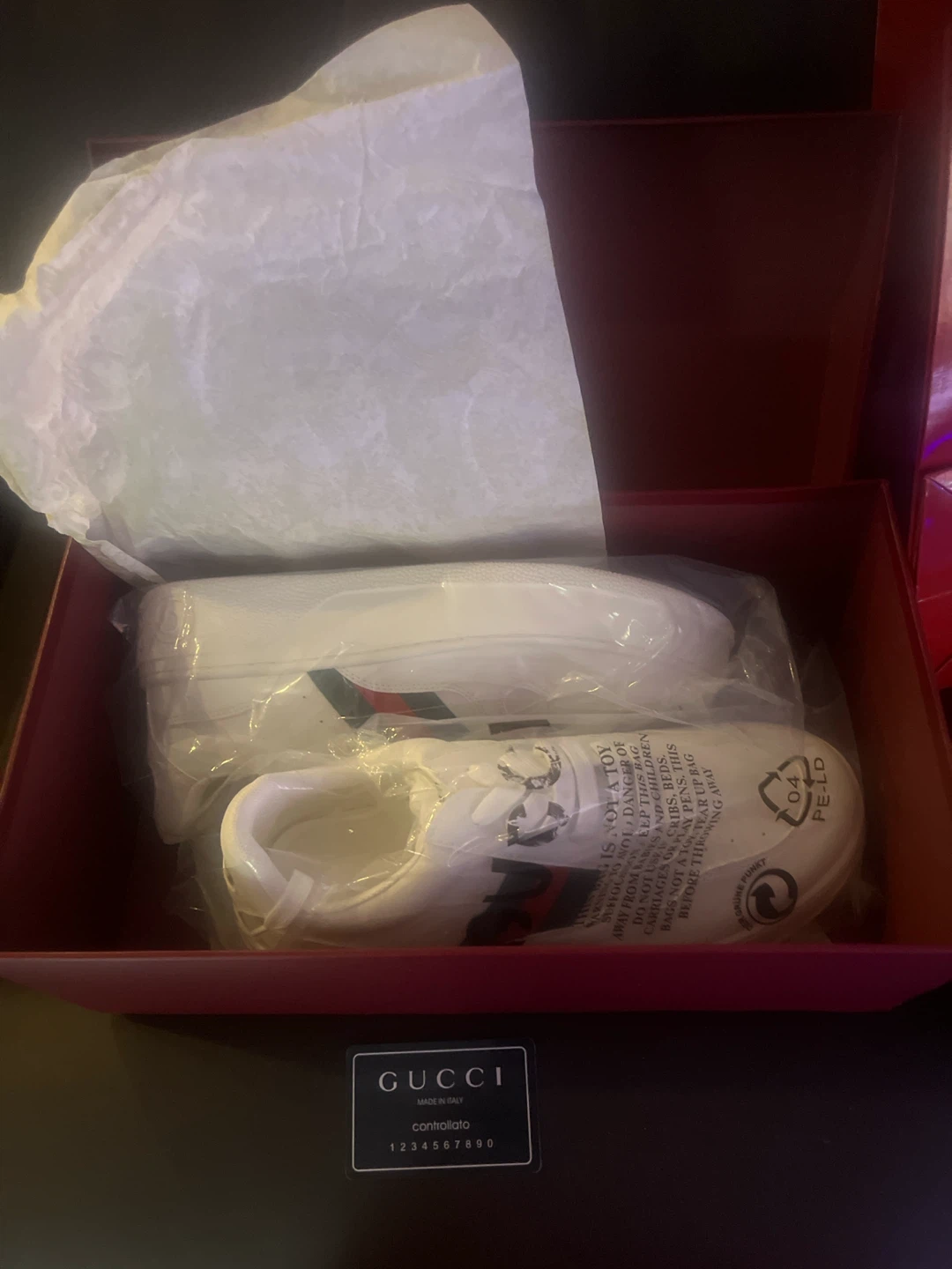 Gucci White Leather Sneakers - photo 5
