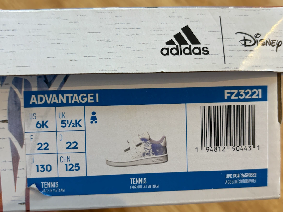 Adidas Advantage I Disney Frozen Toddler Shoes - photo 5