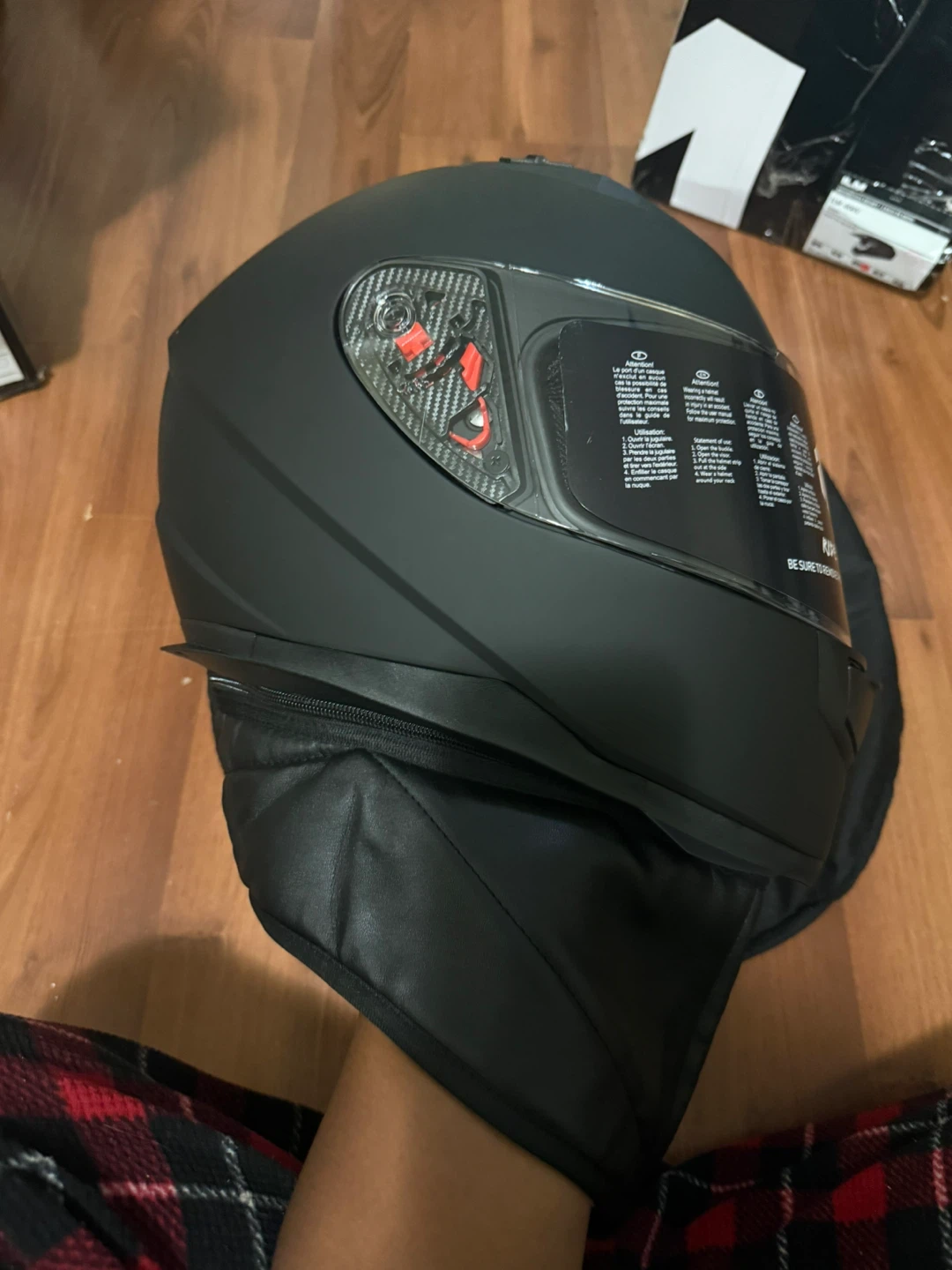 ILM Motorcycle Helmet Size Large - photo 2