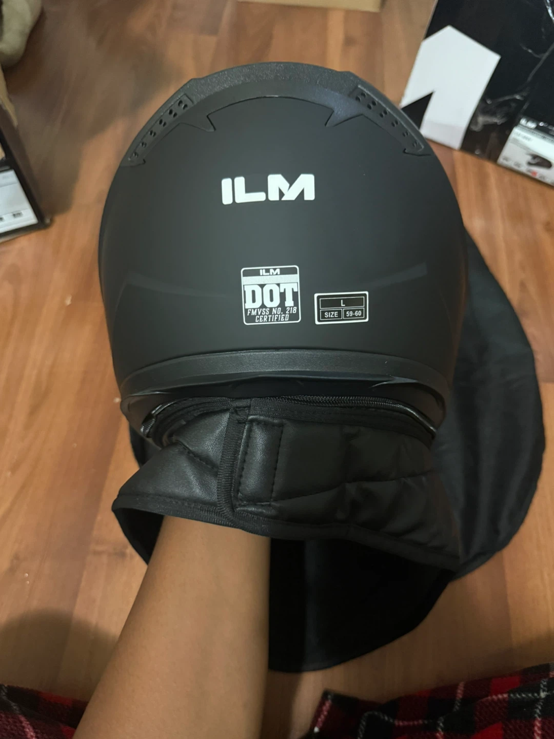ILM Motorcycle Helmet Size Large - photo 3