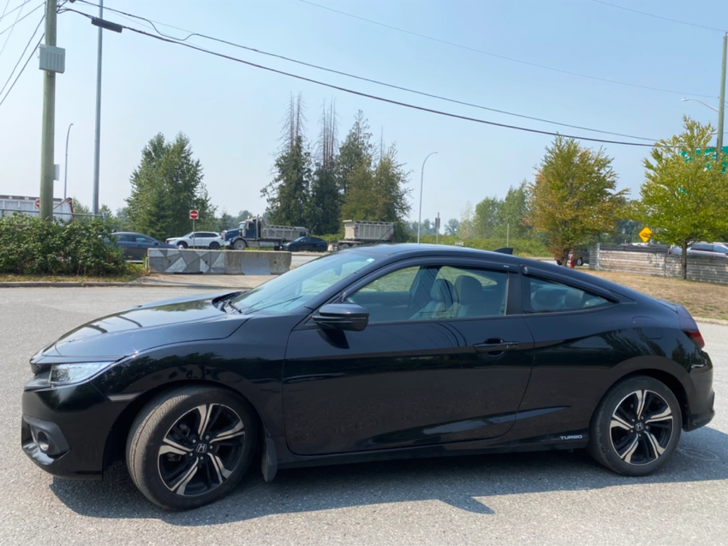 Black Honda Civic Coupe - photo 3