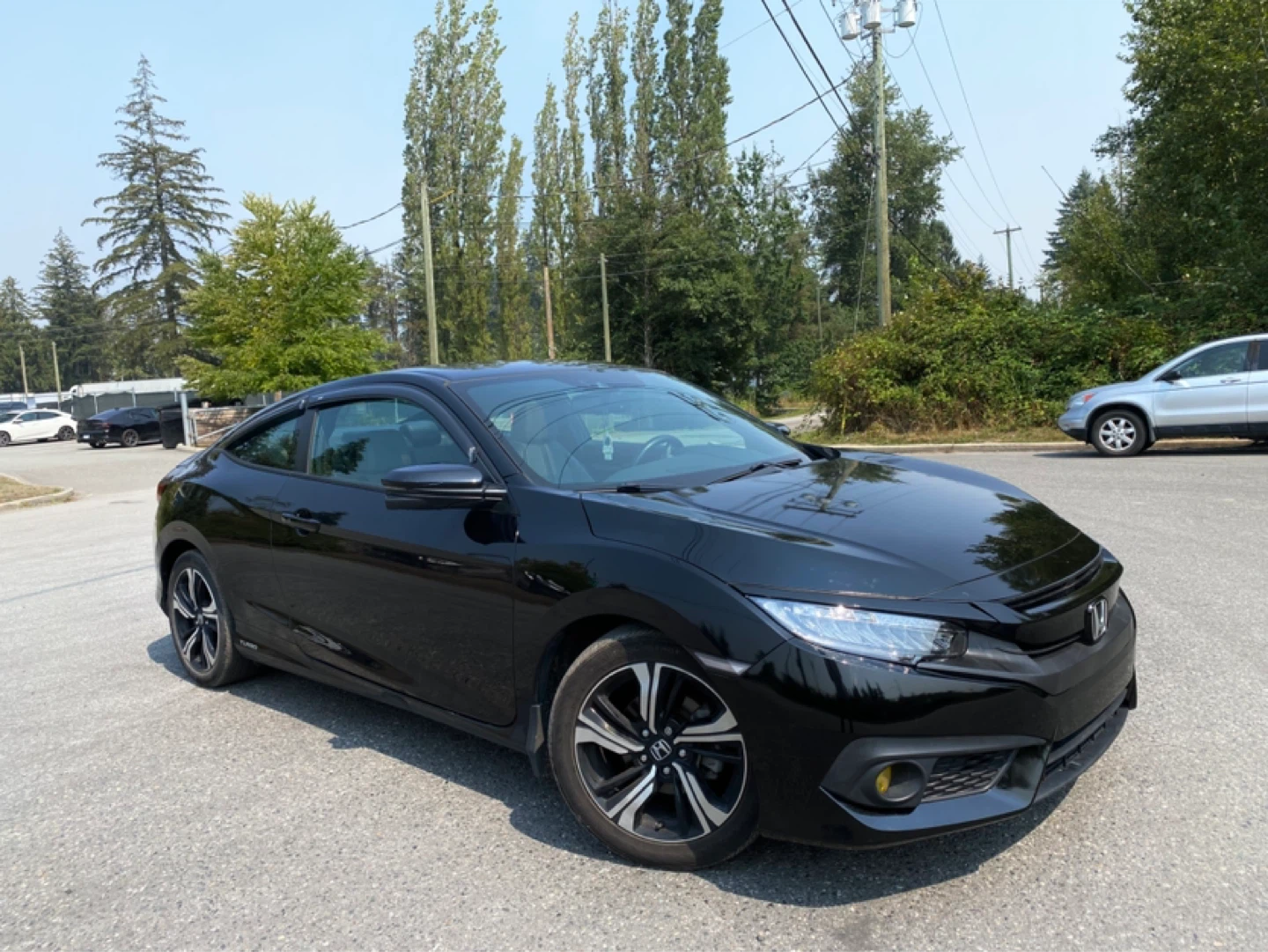 Black Honda Civic Coupe - photo 2