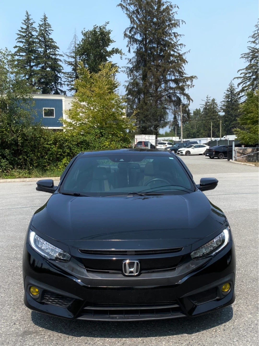 Black Honda Civic Coupe