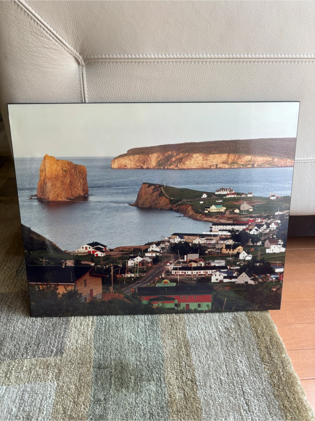 Scenic Photo mounted Print of Percé, Quebec