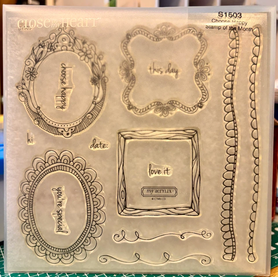 Close to My Heart Choose Happy Stamp S1503