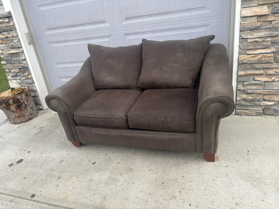 Brown Loveseat Couch
