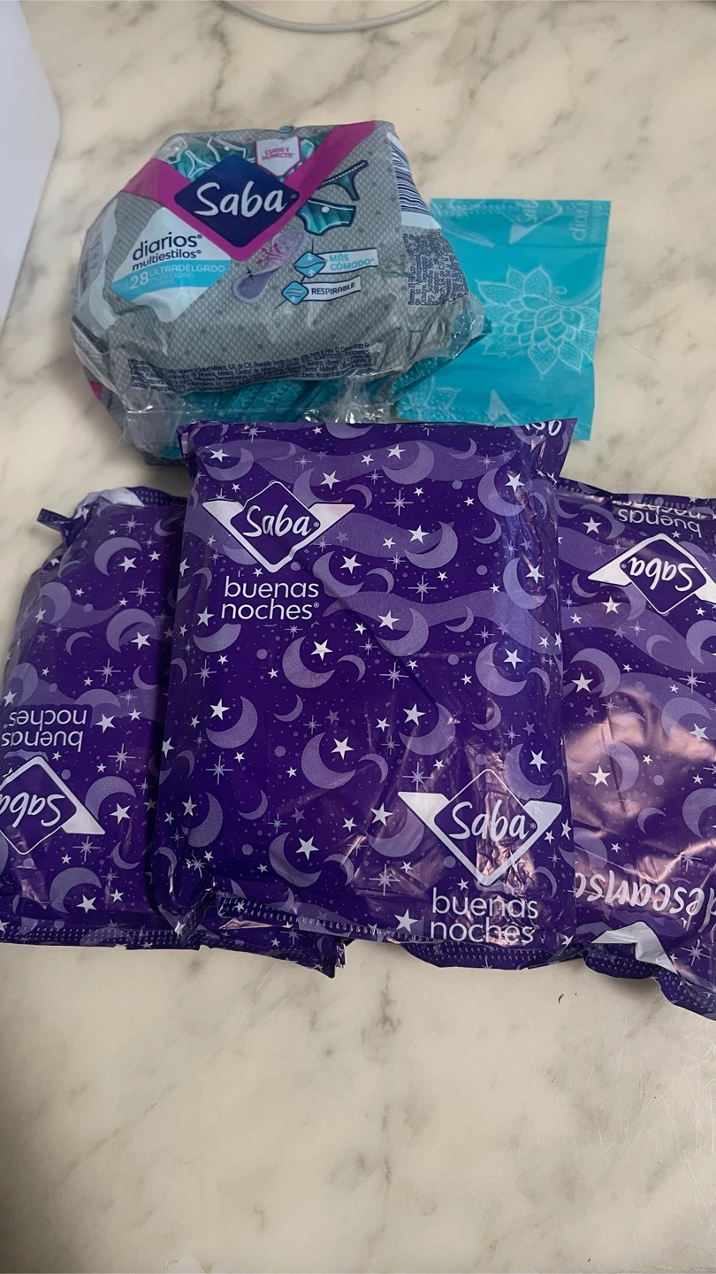 Brand new pads and tampons and liners