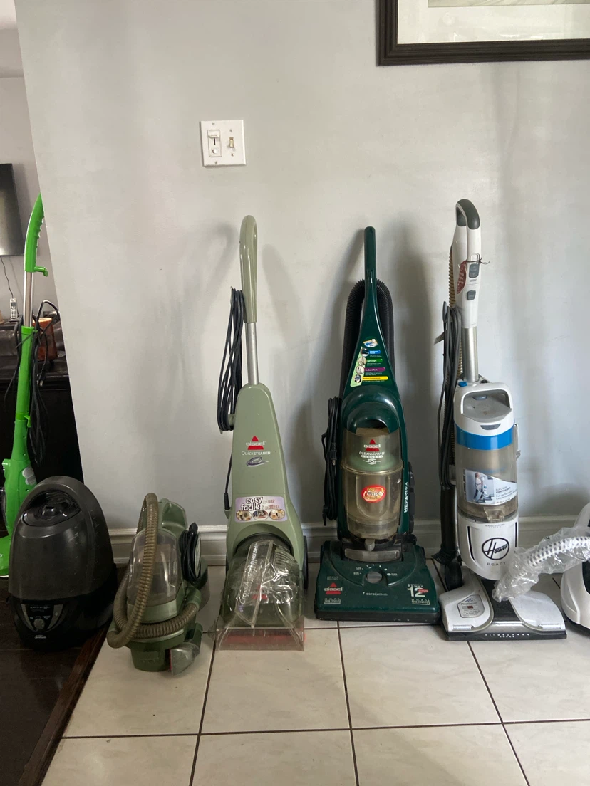 Bissell CleanView II & Hoover Vacuum Cleaner & Steam Cleaner