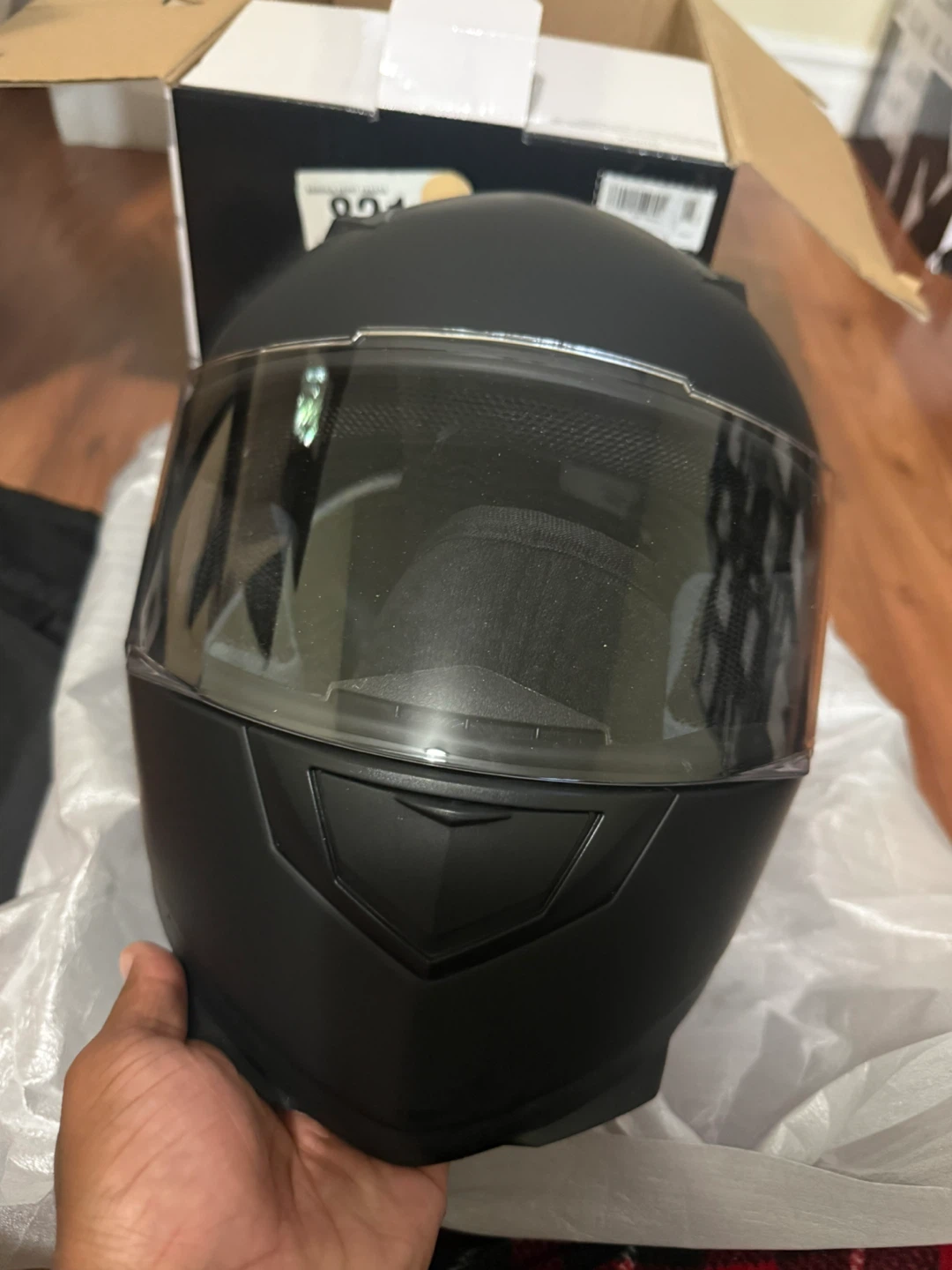 ILM Full Face Motorcycle Helmet Size Large - photo 2