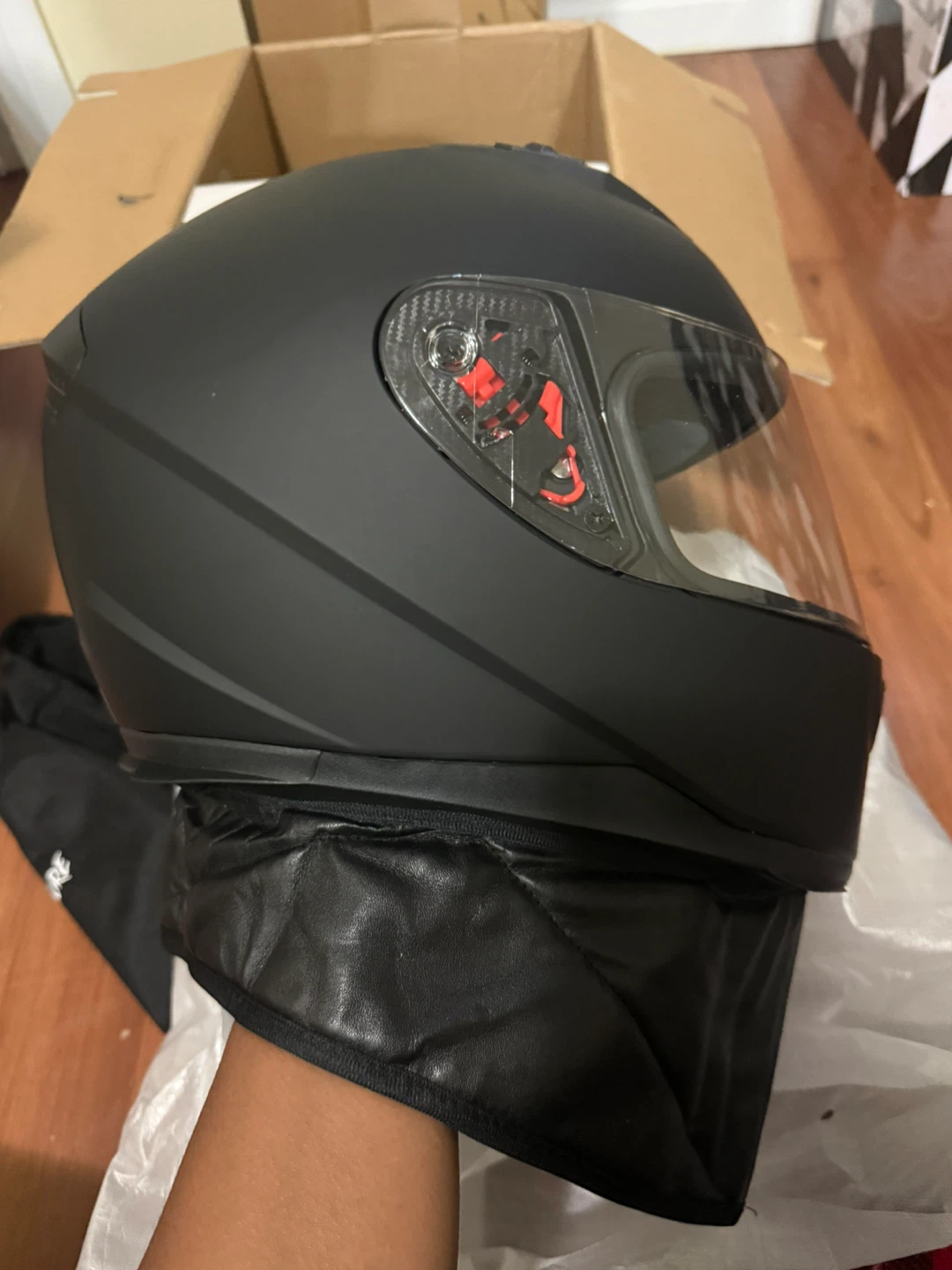 ILM Full Face Motorcycle Helmet Size Large - photo 5